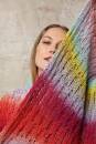 Knitting set Shawl PARADISE with knitting instructions in garnwelt box