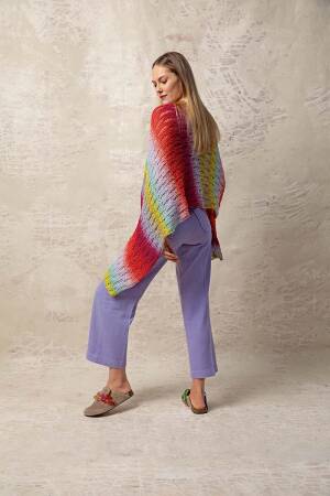 Strickset Schultertuch Lang Yarns Paradise MIRA mit Anleitung in garnwelt-Box ca 62 x 165 cm