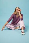 Strickset Pullover Lang Yarns Siempre ARIA mit Anleitung in garnwelt-Box S