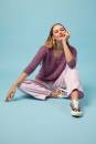 Strickset Pullover Lang Yarns Siempre ARIA mit Anleitung in garnwelt-Box S
