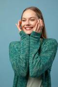 Strickset Jacke Lang Yarns Siempre NELA mit Anleitung in garnwelt-Box S-M