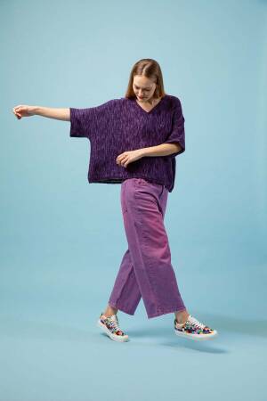 Strickset Pullover Lang Yarns Siempre ROSALIE mit Anleitung in garnwelt-Box S-M