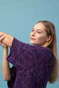 Strickset Pullover Lang Yarns Siempre ROSALIE mit Anleitung in garnwelt-Box S-M