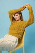 Strickset Pullover Lang Yarns Siempre MALIA mit Anleitung in garnwelt-Box S