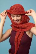 Knitting set Triangular shawl SIEMPRE with knitting instructions in garnwelt box