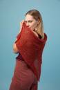 Strickset Dreiecktuch Lang Yarns Siempre BRIGITTE mit Anleitung in garnwelt-Box ca 75 x 150 cm