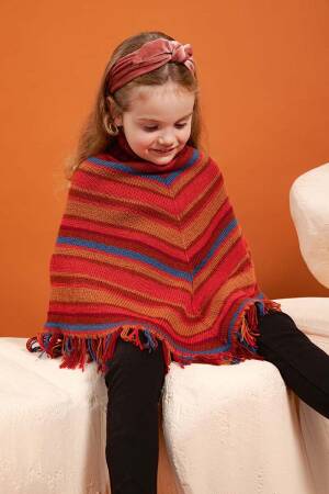 Strickanleitung Poncho mit Fransen PTO-066_02 LANGYARNS Atlantis UNA als download