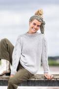 Strickset Pullover Lang Yarns Baby Alpaca Nordic Waves (Francais) mit Anleitung in garnwelt-Box S