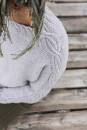 Strickset Bluse Lang Yarns Baby Alpaca Nordic Waves (Dansk) mit Anleitung in garnwelt-Box S