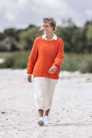 Knitting set Bluse ZEN with knitting instructions in garnwelt box
