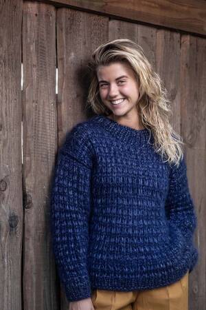 Strickset Pullover Lang Yarns Delizia The Luxury (Francais) mit Anleitung in garnwelt-Box S