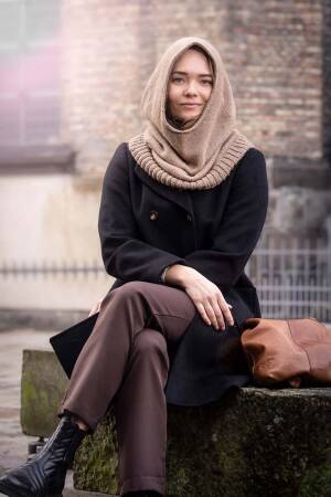Strickset Hoodie Lang Yarns Baby Alpaca  Cashmere Dreams Copenhagen (Deutsch) mit Anleitung in garnwelt-Box