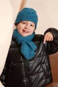 Knitting set Scarf POSEIDON with knitting instructions in garnwelt box in size ca 18 x 112 cm