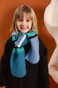 Strickset Schal Lang Yarns Poseidon VAJEN mit Anleitung in garnwelt-Box ca 18 x 108 cm