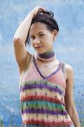 Strickset Top Lang Yarns Silk Color ROSITA mit Anleitung in garnwelt-Box S