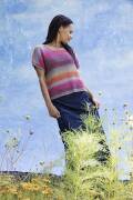 Strickset Kurzarmpullover Lang Yarns Silk Color RACHEL...