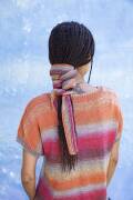 Strickset Kurzarmpullover Lang Yarns Silk Color RACHEL mit Anleitung in garnwelt-Box S