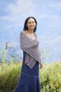 Knitting set Scarf SILK COLOR with knitting instructions in garnwelt box