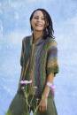 Knitting set Short-sleeved sweater SILK COLOR with knitting instructions in garnwelt box