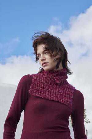 Strickanleitung Kragen WAD-013-39 WOOLADDICTS Glamour SHIMMERING PEARL als download