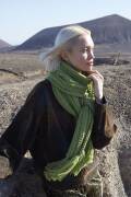 Knitting set Scarf GLORY with knitting instructions in...