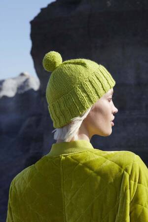 Strickset Mütze WAD WOOLADDICTS Memory GREEN HORIZON mit Anleitung in garnwelt-Box DG