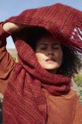 Knitting set Scarf GLAMOUR with knitting instructions in garnwelt box