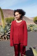 Knitting set Cardigan MEMORY with knitting instructions in garnwelt box in size S
