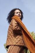 Knitting set Scarf FIRE with knitting instructions in garnwelt box in size ca 26 x 180 cm