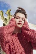 Strickset Pullover WAD WOOLADDICTS Memory DAMASK ROSE mit...