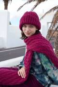 Knitting set Hat GLORY with knitting instructions in garnwelt box