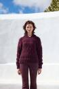Strickset Pullover WAD WOOLADDICTS Glory GRAPE-KISSED mit Anleitung in garnwelt-Box S