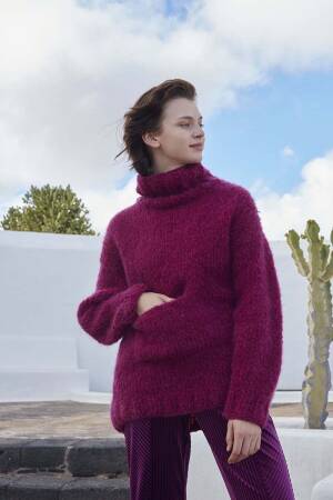 Strickset Pullover WAD WOOLADDICTS Desire VELVET TOUCH mit Anleitung in garnwelt-Box