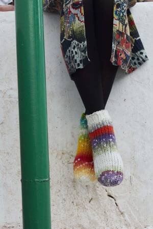 Knitting set Socks MYSTERY with knitting instructions in garnwelt box
