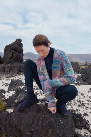 Strickset Jacke Lang Yarns Lovis AAF mit Anleitung in garnwelt-Box S