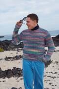Strickset Herrenpullover Lang Yarns Lovis EMILIO mit Anleitung in garnwelt-Box S