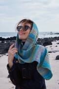 Knitting set Scarf LOVIS with knitting instructions in garnwelt box in size ca 30 x 180 cm