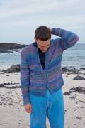 Strickset Herrenjacke Lang Yarns Lovis DAVID mit Anleitung in garnwelt-Box S