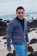 Strickset Herrenjacke Lang Yarns Lovis DAVID mit Anleitung in garnwelt-Box S