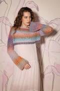 Strickanleitung Kurzer Pullover PTO-073_21 LANGYARNS...