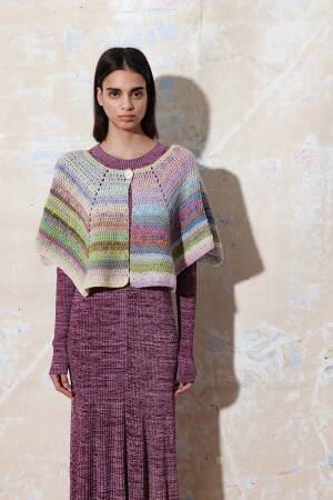 Knitting instructions Crocheted capelet PTO-074_08 LANGYARNS Magnolia as download
