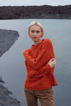 Knitting instructions Sweater PTO-077_11 LANGYARNS_Donegal Tweed+ as download