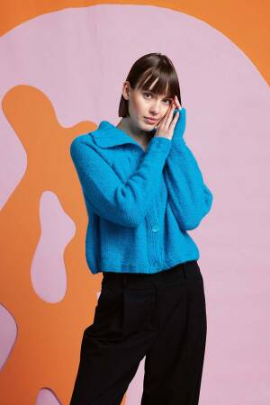 Strickset Jacke Lang Yarns Malou Light MUIRIA mit Anleitung in garnwelt-Box