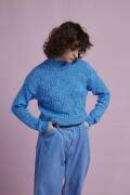 Knitting set Sweater FORTUNA with knitting instructions in garnwelt box