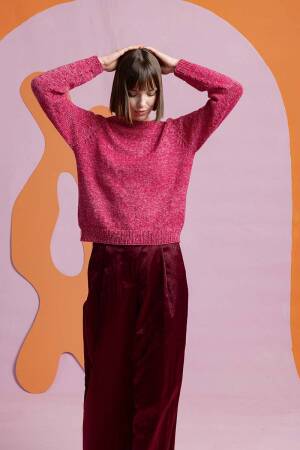 Strickset Top Down Pullover Lang Yarns Fortuna CARSTA mit Anleitung in garnwelt-Box S