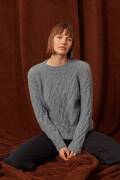 Knitting set Sweater MALOU LIGHT with knitting instructions in garnwelt box
