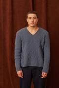 Strickset Pullover Lang Yarns Lambswool CALEB mit Anleitung in garnwelt-Box S