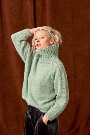 Strickset Pullover Lang Yarns Malou Light JAMILA mit Anleitung in garnwelt-Box