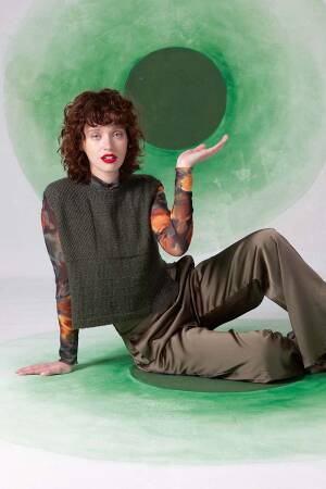 Strickset Pullunder Lang Yarns Regina ESMERALDA mit Anleitung in garnwelt-Box