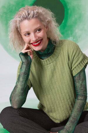 Knitting set Slipover CASHMERE PREMIUM with knitting instructions in garnwelt box in size S-M